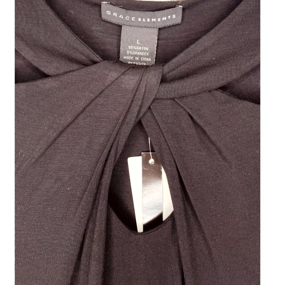 Women Black Sleeveless Dress Size L - Picture 2 of 4